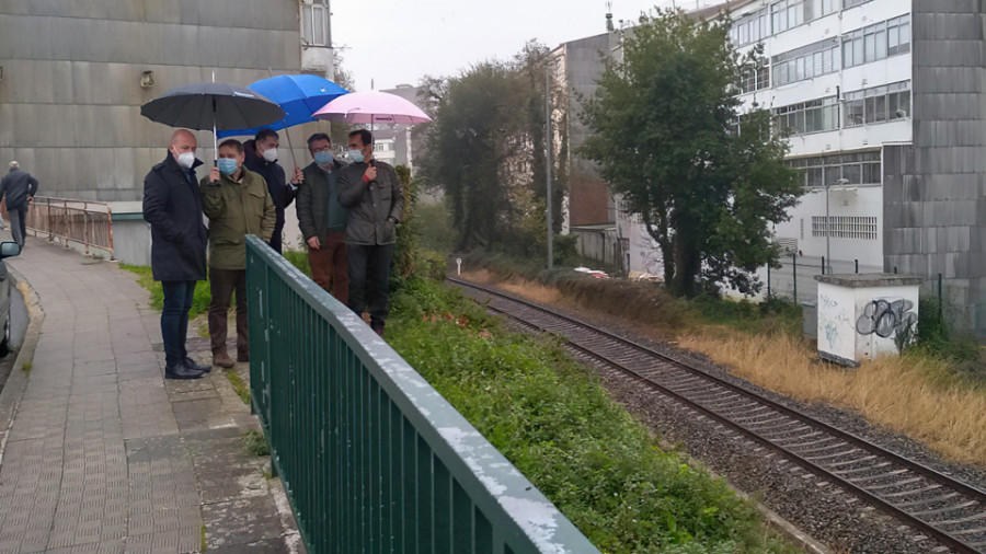 Fene y ADIF avanzan en las mejoras peatonales sobre la línea ferroviaria