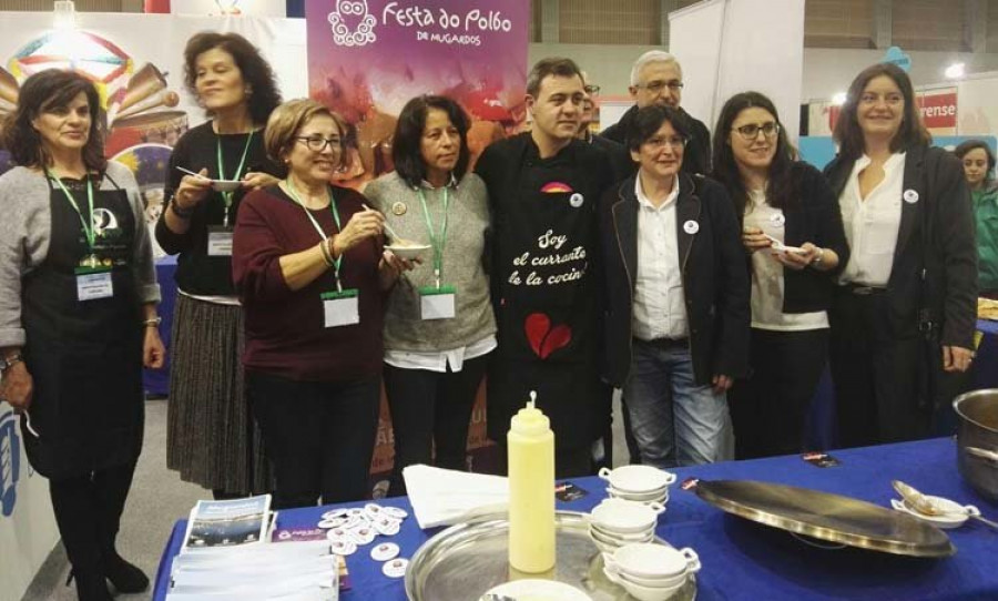 Mugardos viaja a Xantar con la Diputación para reivindicarse como destino gastronómico
