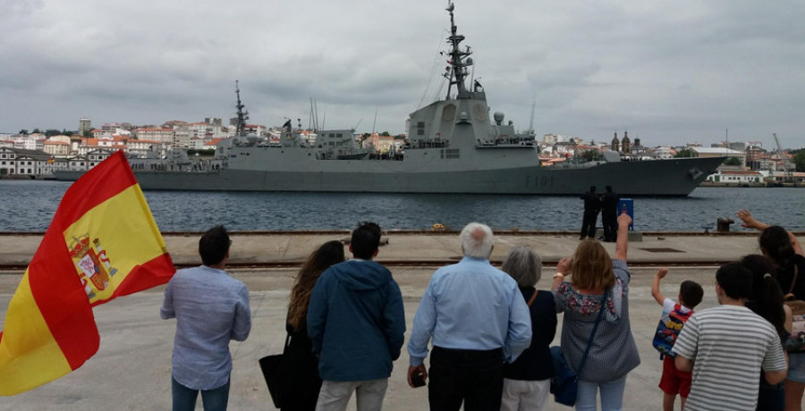 La fragata “Álvaro de Bazán” vuelve a Ferrol tras meses de maniobras