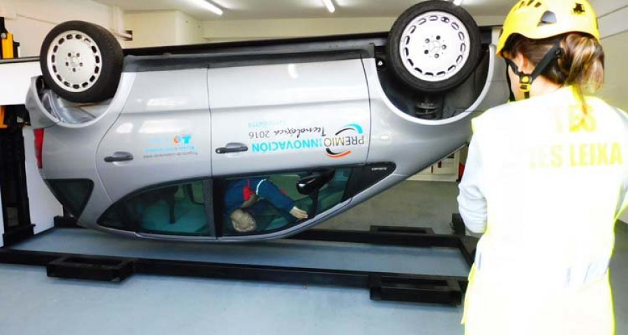 IES Leixa | El simulador de accidentes, un innovador recurso único en Galicia