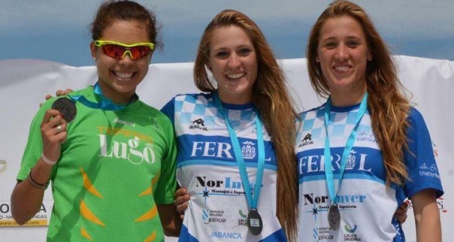 Camila y Melina Alonso, oro y bronce en Vigo