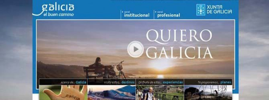 La web de promoción turística de la Xunta aumenta un 22% sus usuarios en un año