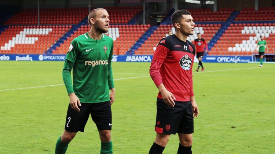 El cuadro verde entrenó ayer jugando ante el Lugo