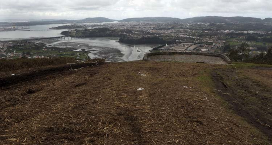 La humedad del terreno retrasa la plantación de castaños en Ancos