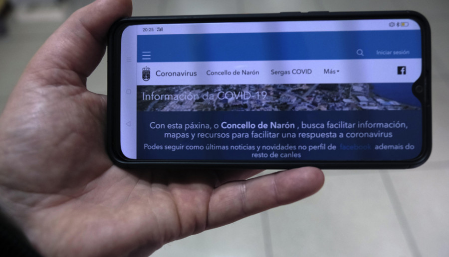 Narón crea una web con todos los recursos relacionados con el Covid