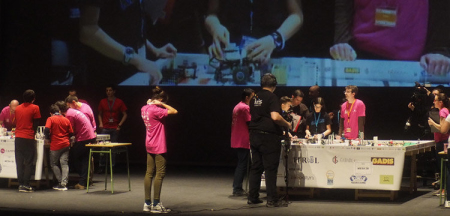 Fire Detectors, del CPI A Xunqueira, ganador de la First Lego League Galicia