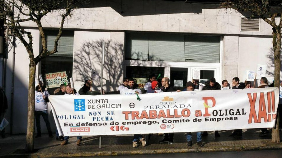 Aumenta la presión sobre la Xunta para que medie en el cierre de la fábrica de Poligal