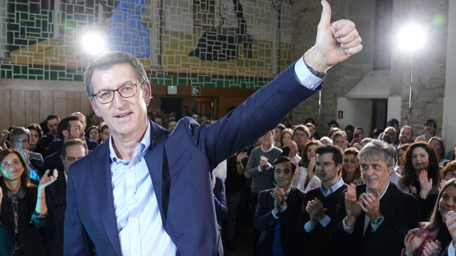 Feijóo renueva su “compromiso con Galicia” y opta a su cuarto mandato