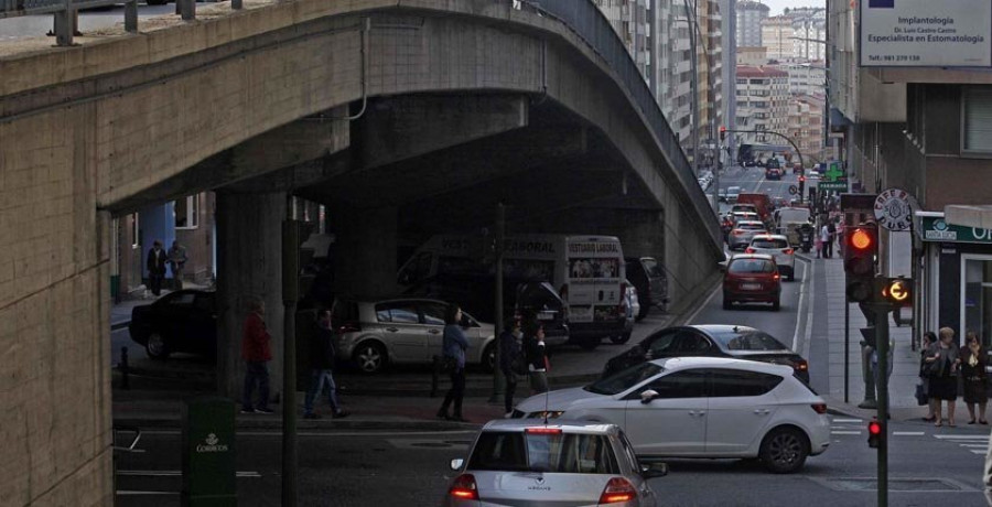 A Coruña derribará el viaducto de la ronda de Nelle el año próximo