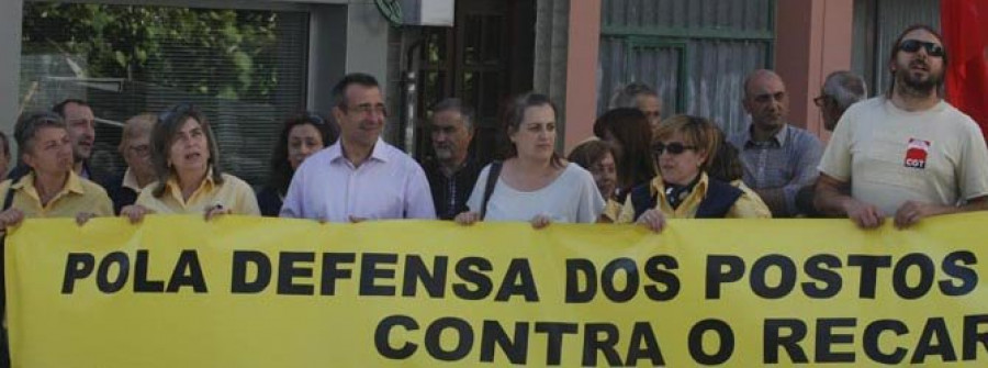 Protesta por la política de recortes de Correos