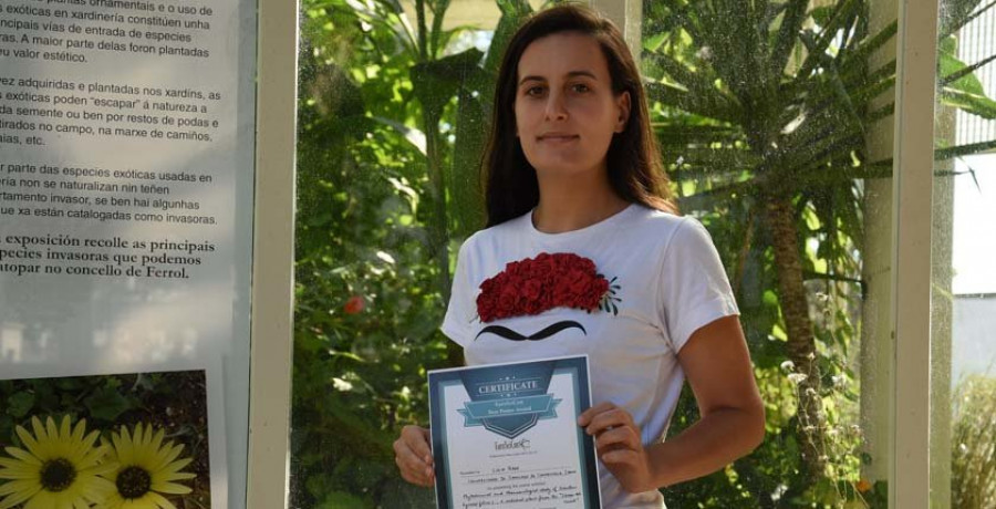 La ferrolana Lucía Bada Díaz, premiada en la Conferencia Europea de Ciencia