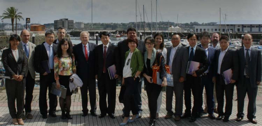 Empresarios de Tianjin buscan en Ferrol posibles ubicaciones