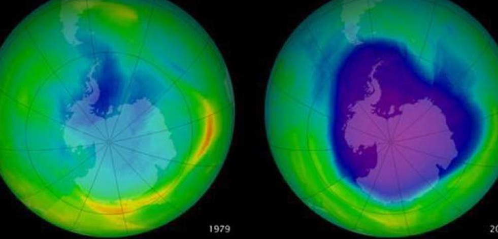 El agujero en la capa de ozono es el más pequeño desde 1988