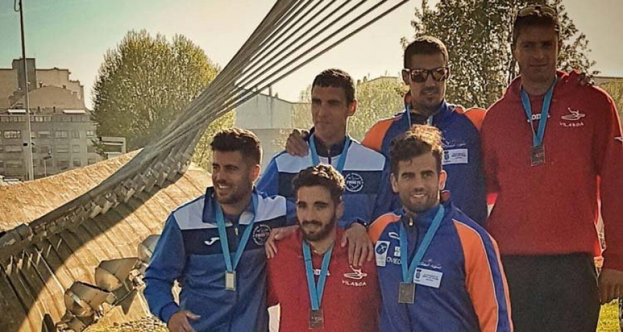 Los palistas eumeses y ponteses logran siete medallas en Pontevedra