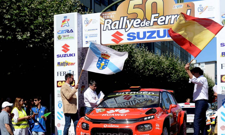 El Rally de Ferrol sale del Supercampeonato de España