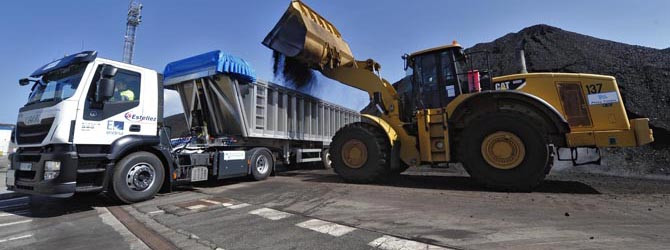 Endesa recibe el primer camión a GNL que opera en el transporte de carbón