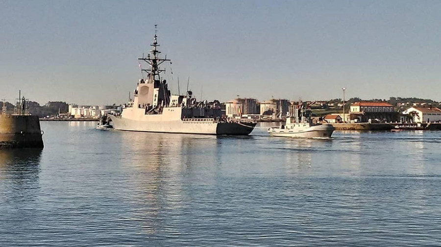 La fragata "Cristóbal Colón" lanza con éxito un misil en el Mar del Norte