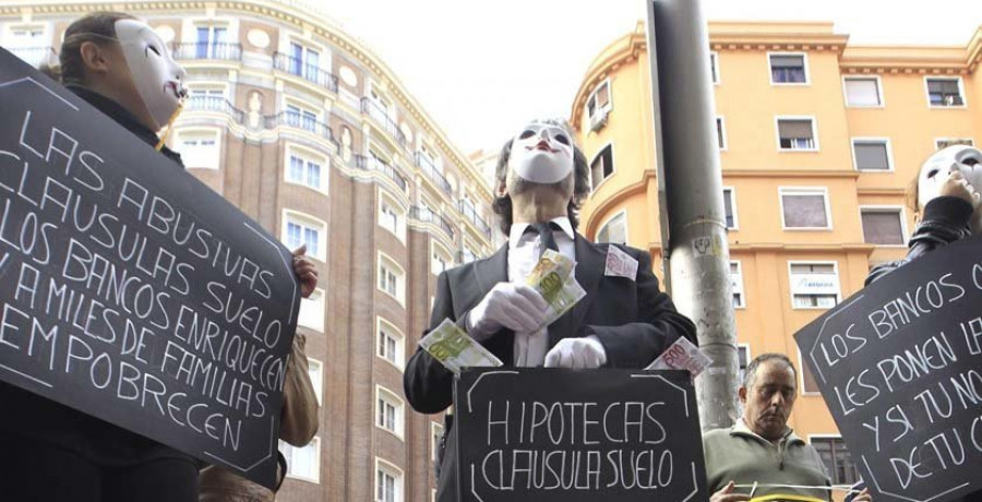Las demandas por las cláusulas suelo en Galicia superan las 9.200
