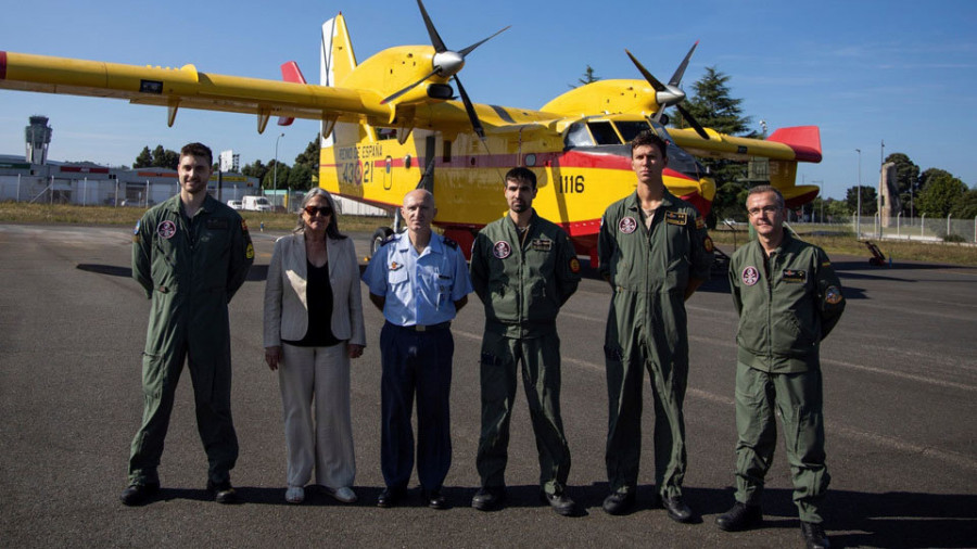 Galicia tendrá tres aviones antiincendios ante el riesgo de que se produzcan fuegos 
a finales de verano