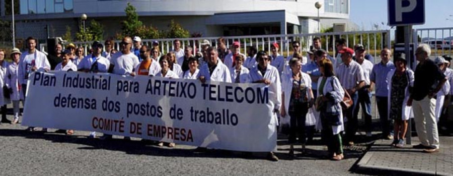La plantilla de Arteixo Telecom pide la implicación de Industria