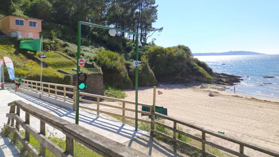 Pontedeume pone en marcha un sistema de recuento de bañistas en la playa de Ber