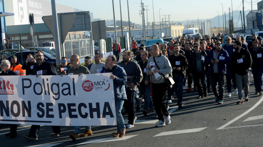 La gerencia de Poligal mantiene su negativa a dar continuidad a su factoría de A Gándara