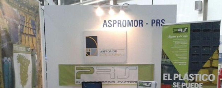 ORTIGUEIRA - Aspromor promociona en Expocoruña los servicios de su taller de plásticos
