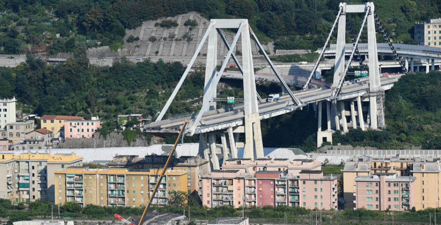 La ciudad italiana  de Génova prepara  su lento camino hacia la normalidad tras el derrumbe del puente