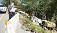 La Diputación mejorará el firme de la carretera DP-0905 en Monfero
