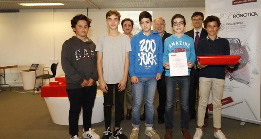 Dos centros de la comarca se 
hacen con el primer premio en
el concurso gallego de robótica