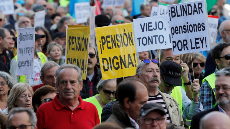 Los pensionistas advierten de que no pararán hasta blindar su paga con el IPC