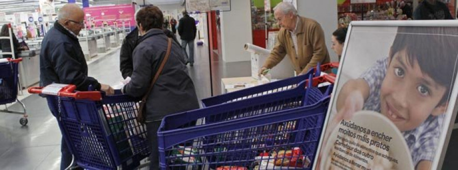 La delegación del Banco de Alimentos de Ferrol se prepara para abrir sus puertas