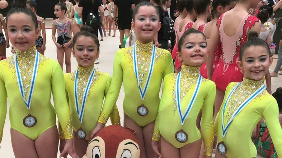 Las benjaminas del Esquío, bronce en el Gallego