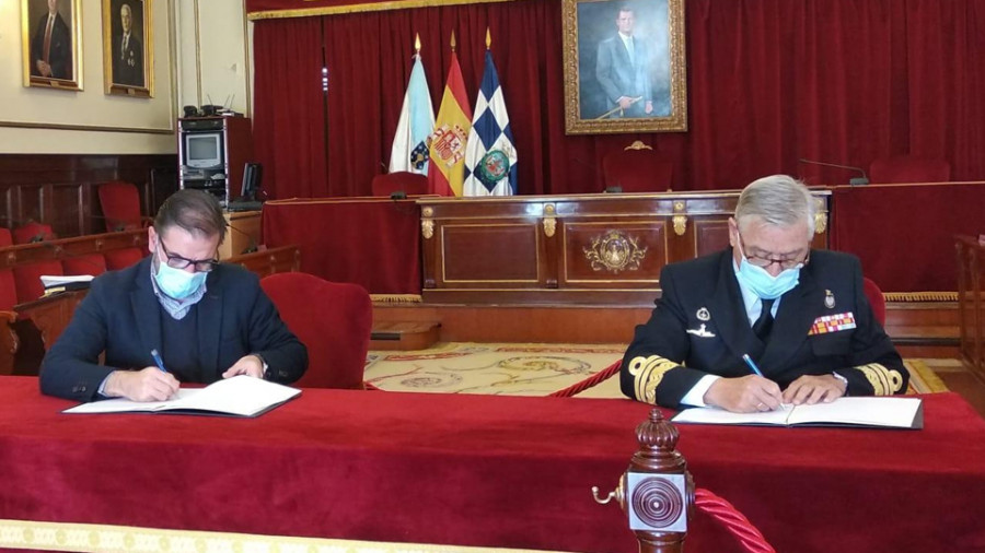 Ferrol firma con Exponav la renovación de su acuerdo de colaboración por 41.500 euros