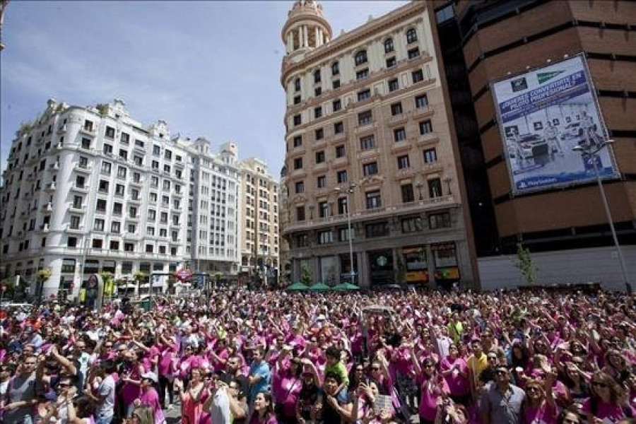 Madrid bate el récord mundial de concentración de mujeres embarazadas