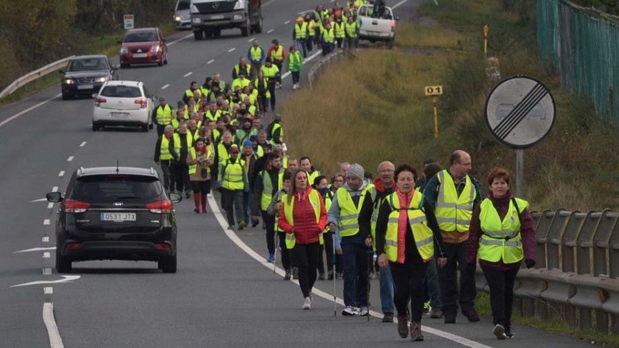 Completada la primera etapa de la marcha de protesta de los transportistas de carbón