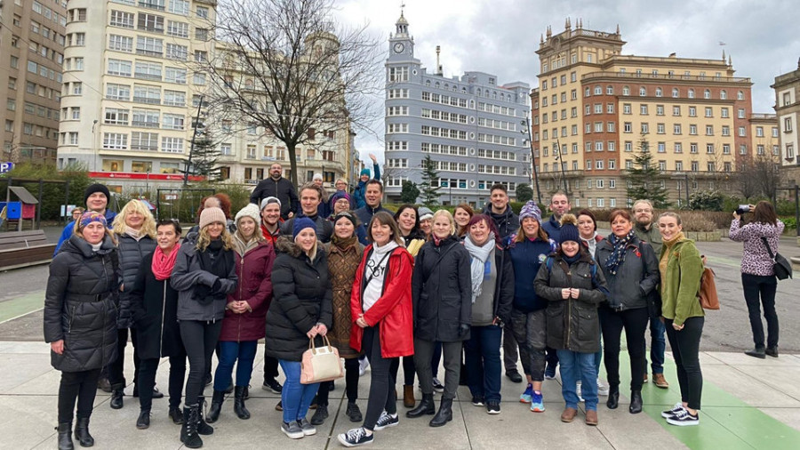 Los proyectos europeos traen a Ferrol a una treintena de profesores de Gales, Polonia y Finlandia