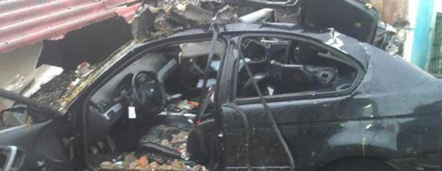 Un herido al empotrarse su coche contra una bodega