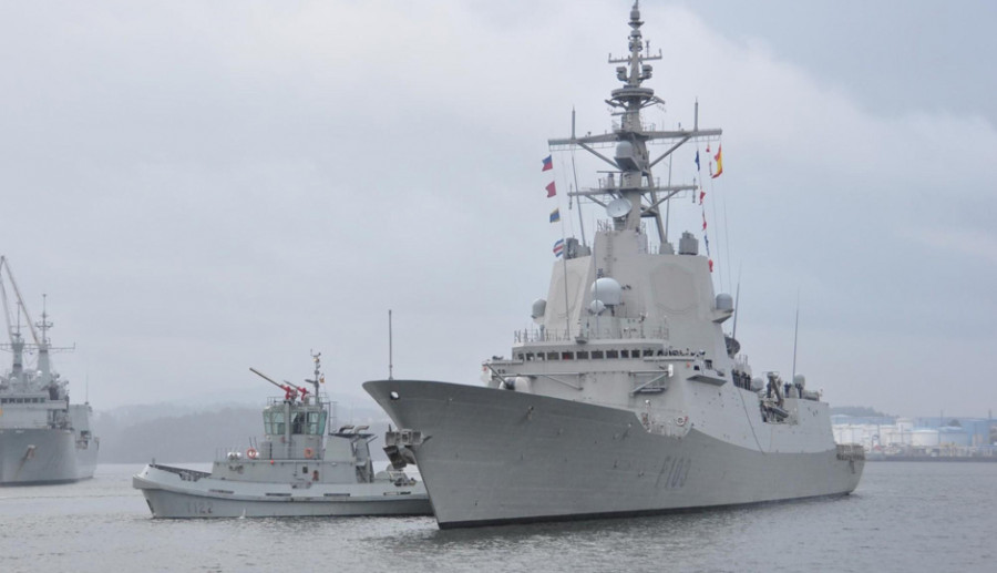 La “Blas de Lezo” regresa a puerto tras finalizar unas maniobras con otras unidades de la OTAN