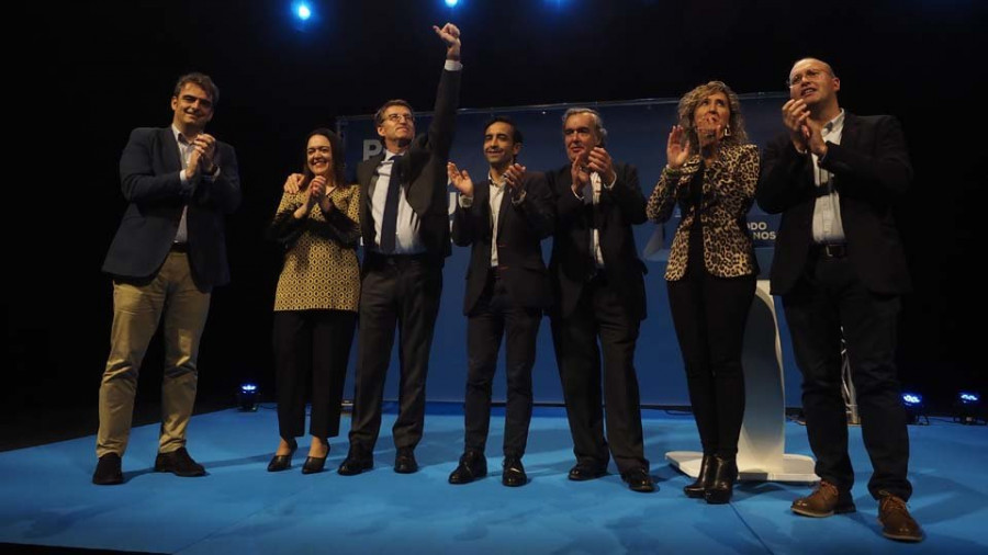 Feijóo: “No hay otra estrategia para el cambio que votar unidos al PP”