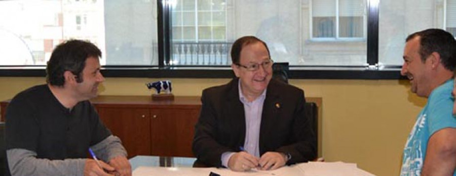 NARÓN - El Concello firma un convenio con la agrupación local de Protección Civil