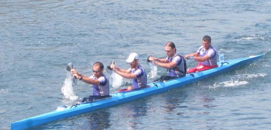 Oro para juveniles y veteranos en Portonovo