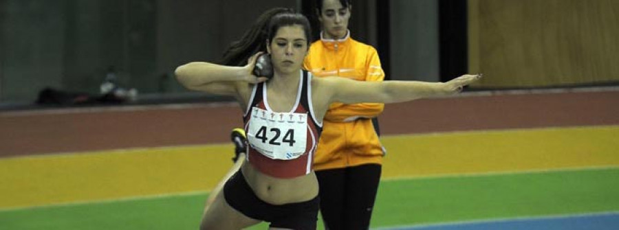 Las atletas del Ría conquistaron nueve metales en el Gallego “indoor”