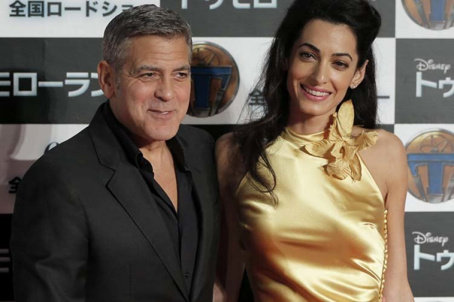 George Clooney y Amal darán la bienvenida a un niño y una niña