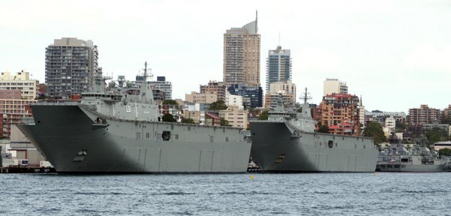 La Marina Australiana evita señalar el diseño Navantia como causa de los problemas de propulsión de los LHD