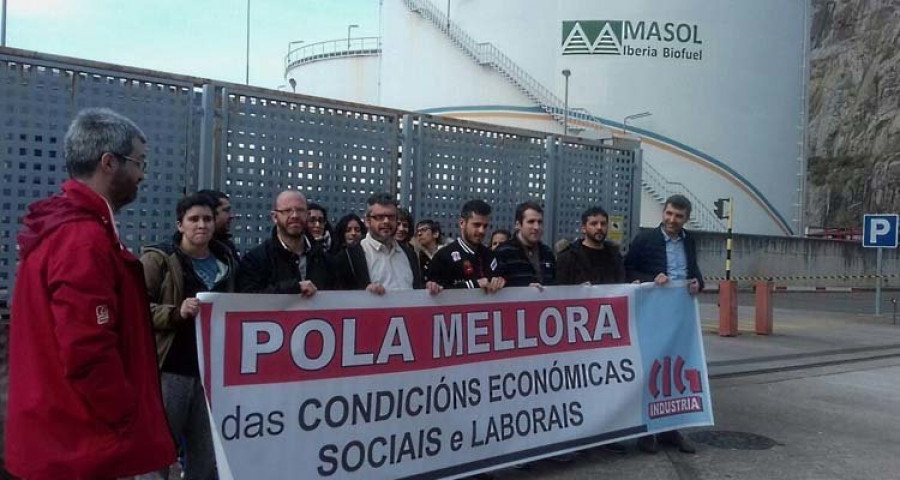 La plantilla de Masol Iberia inicia una huelga parcial para igualar las condiciones con otras plantas