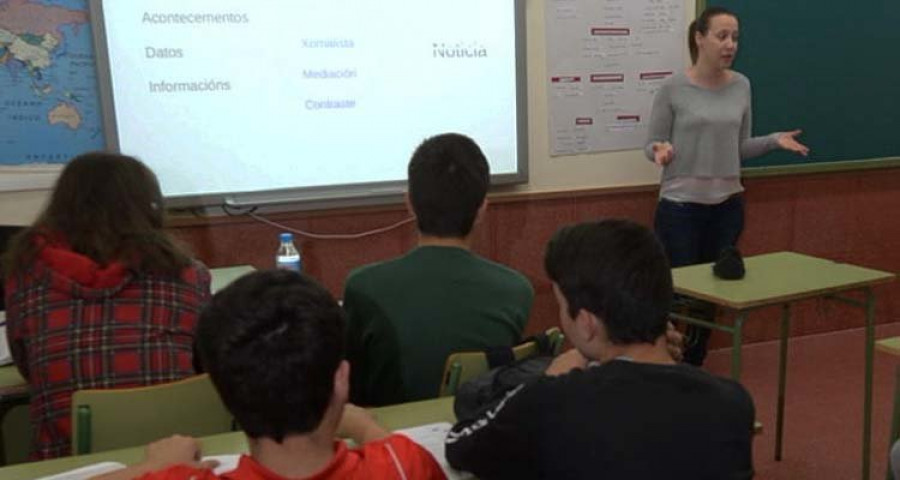 Los alumnos del IES Fraga 
do Eume participaron en 
un taller sobre periodismo