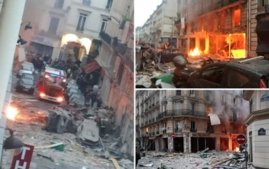 Siete muertos en un violento incendio en París