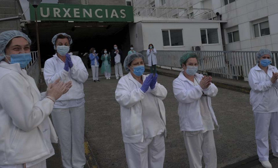 Baja el número de ingresados y  el de positivos en toda Ferrolterra
