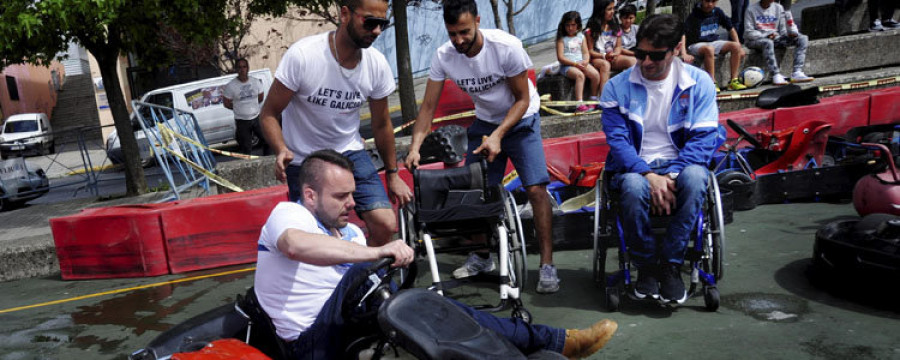 XiraKarting presentó en Ferrol sus nuevos karts adaptados